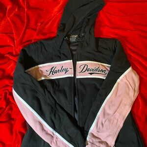 Harley-Davidson Women's Black Jacket with Pink Highlights